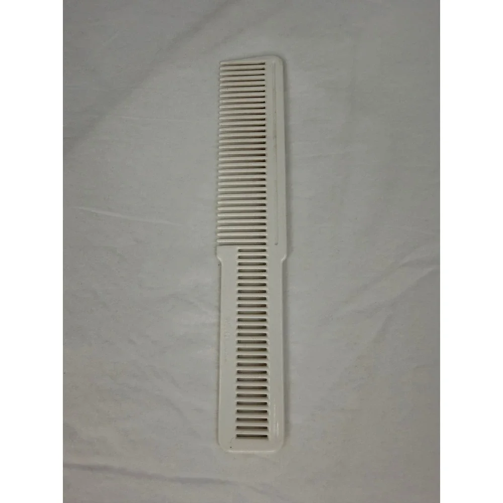 Wahl USA Professional Flat Top Clipper Comb Off White Barber Styling Tool 8 Inch